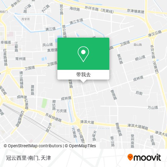 冠云西里-南门地图