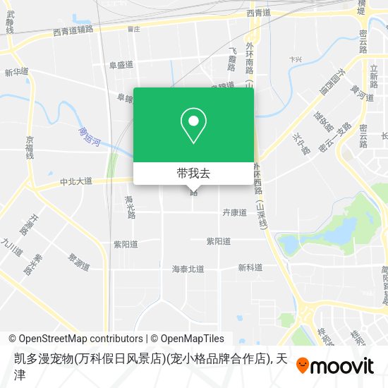 凯多漫宠物(万科假日风景店)(宠小格品牌合作店)地图