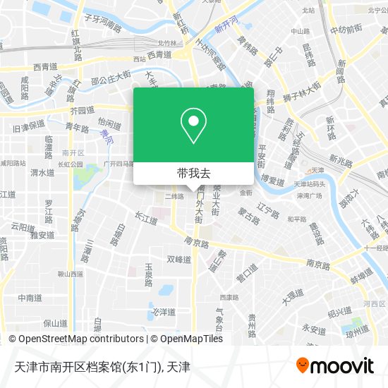 天津市南开区档案馆(东1门)地图