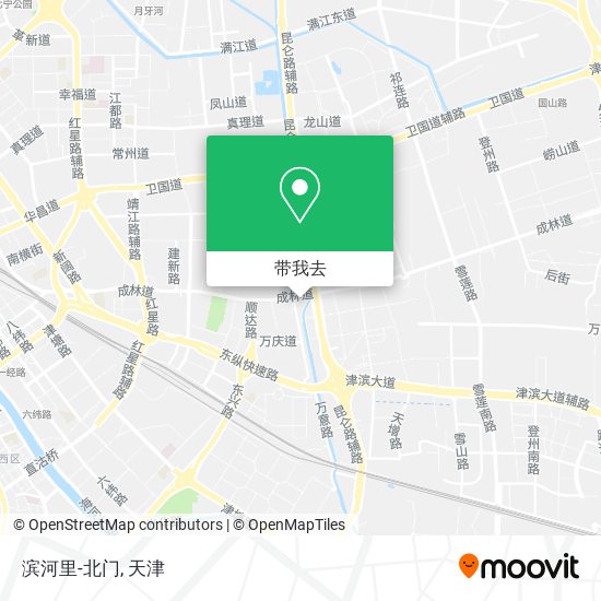 滨河里-北门地图
