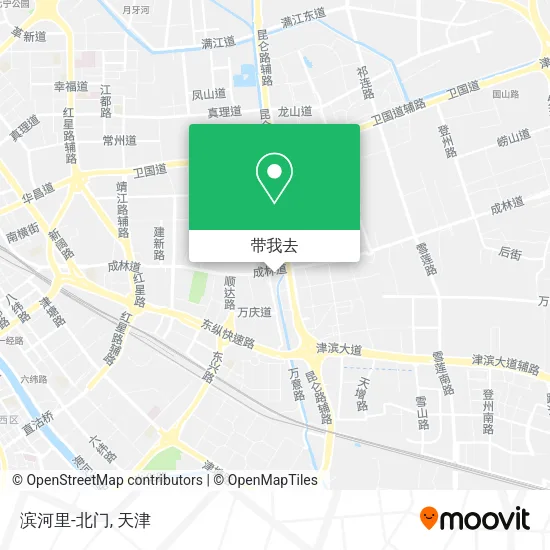滨河里-北门地图