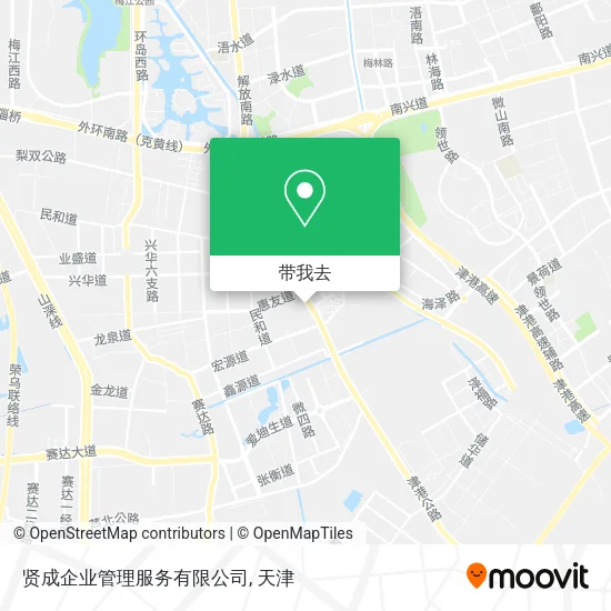 贤成企业管理服务有限公司地图