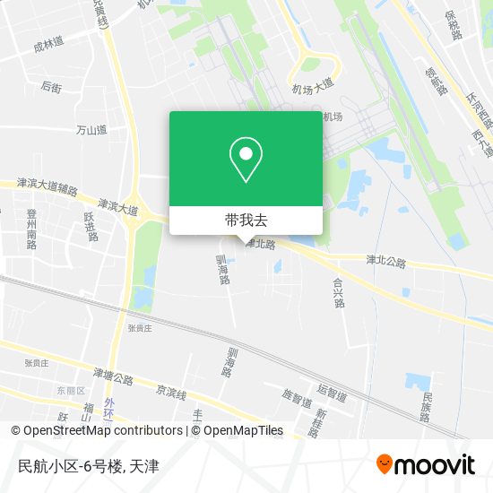 民航小区-6号楼地图