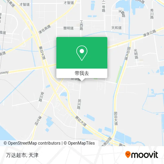 万达超市地图