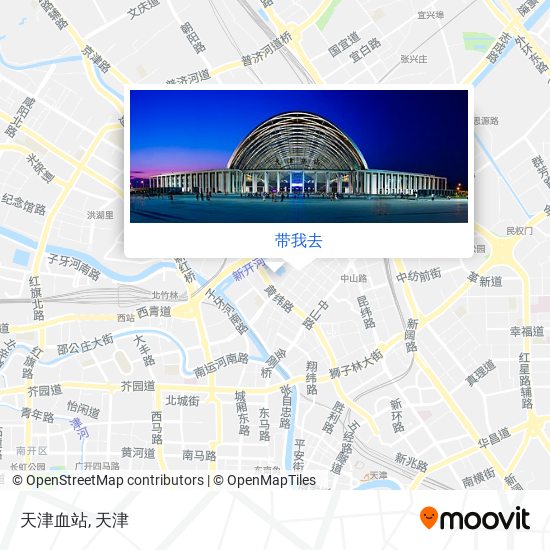 天津血站地图
