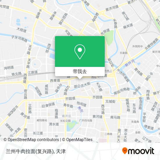 兰州牛肉拉面(复兴路)地图
