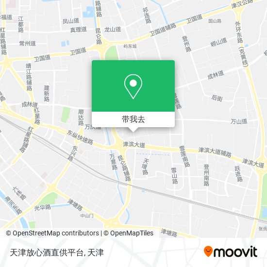 天津放心酒直供平台地图