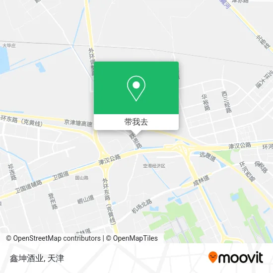 鑫坤酒业地图
