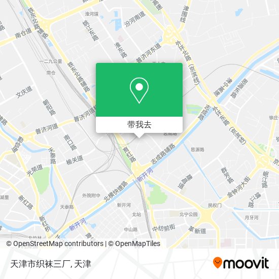天津市织袜三厂地图