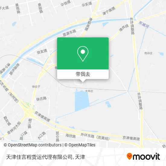 天津佳言程货运代理有限公司地图