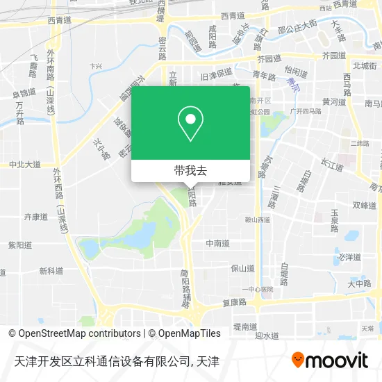 天津开发区立科通信设备有限公司地图