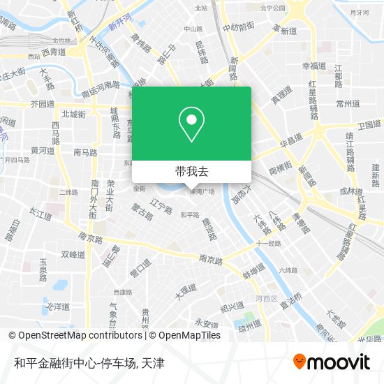 和平金融街中心-停车场地图