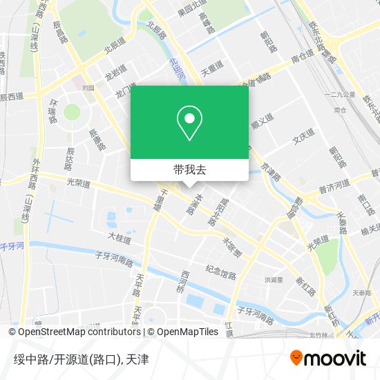 绥中路/开源道(路口)地图