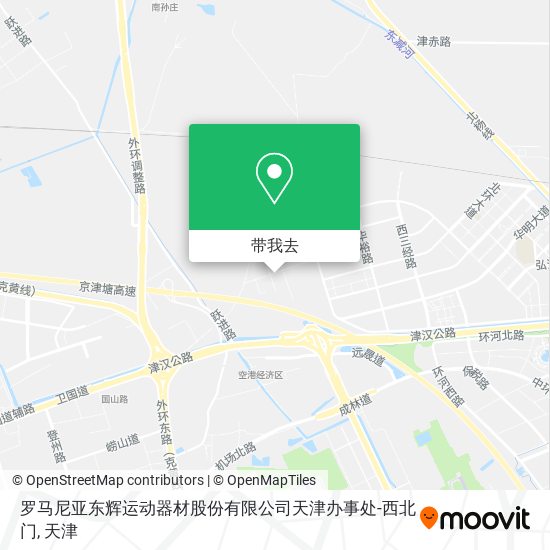 罗马尼亚东辉运动器材股份有限公司天津办事处-西北门地图