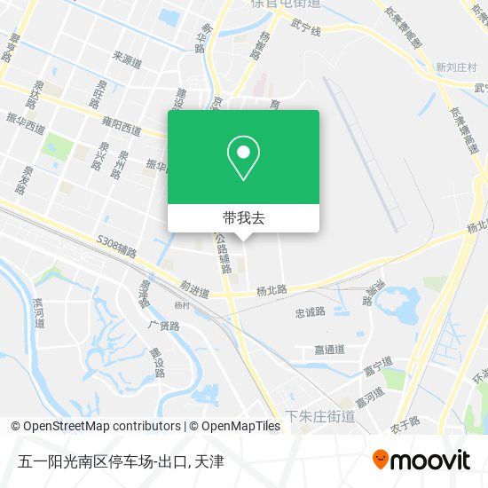 五一阳光南区停车场-出口地图