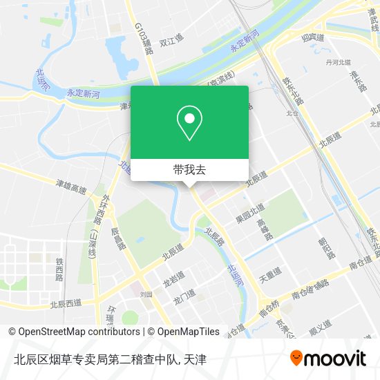 北辰区烟草专卖局第二稽查中队地图