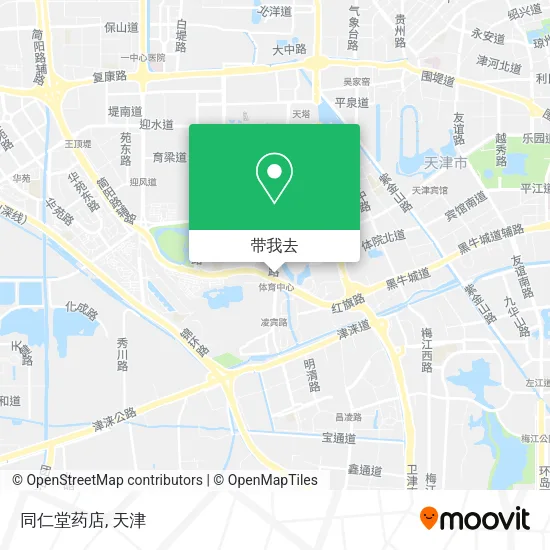 同仁堂药店地图