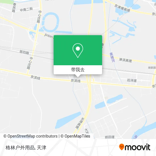 格林户外用品地图