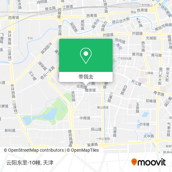 云阳东里-10幢地图