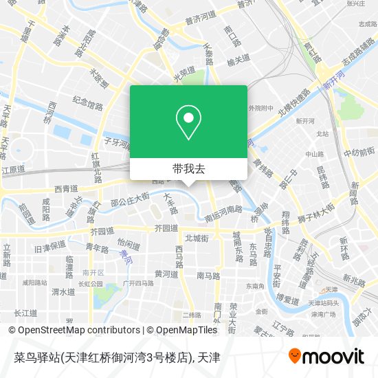 菜鸟驿站(天津红桥御河湾3号楼店)地图