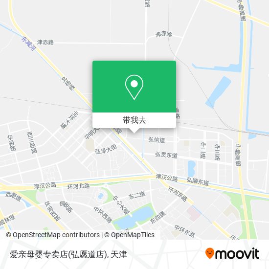 爱亲母婴专卖店(弘愿道店)地图