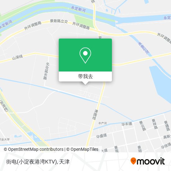街电(小淀夜港湾KTV)地图