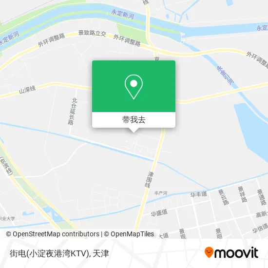 街电(小淀夜港湾KTV)地图