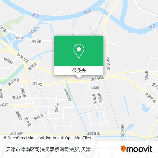 天津市津南区司法局双桥河司法所地图