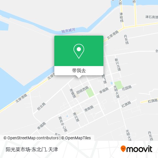 阳光菜市场-东北门地图