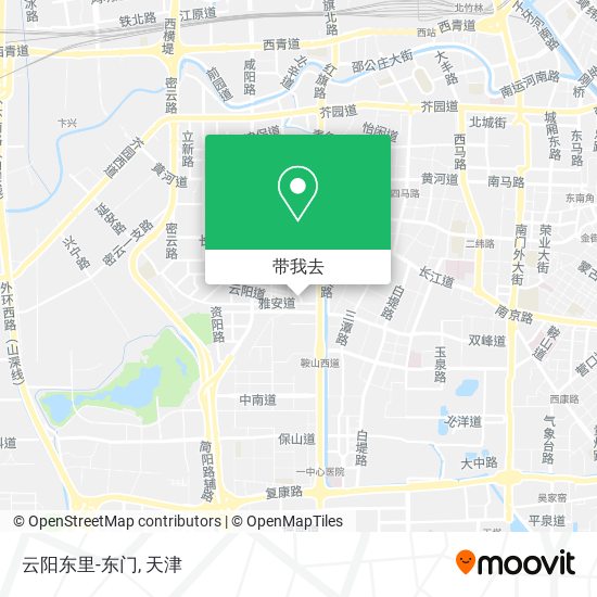 云阳东里-东门地图