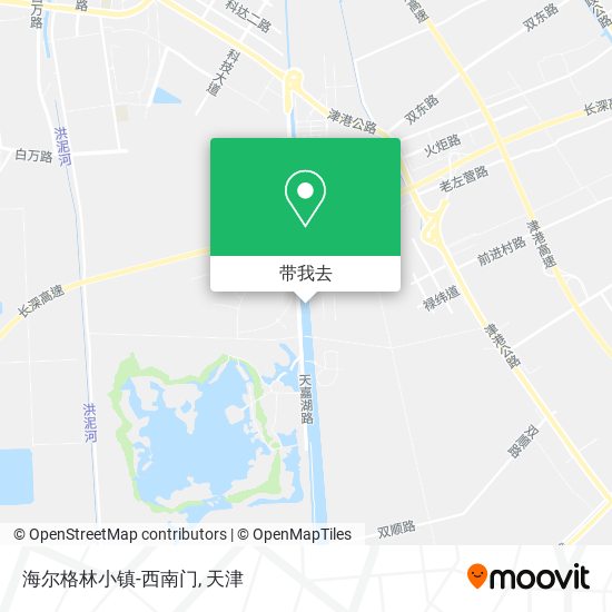 海尔格林小镇-西南门地图