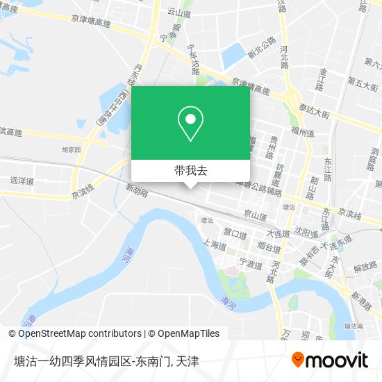 塘沽一幼四季风情园区-东南门地图