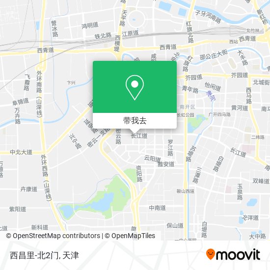 西昌里-北2门地图