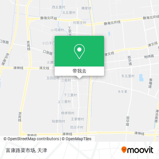 富康路菜市场地图