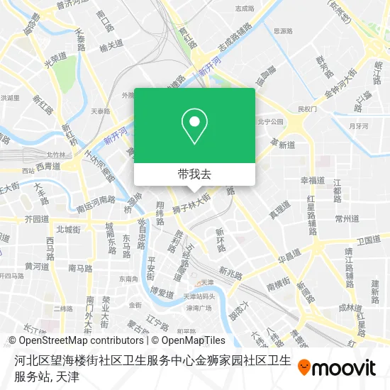 河北区望海楼街社区卫生服务中心金狮家园社区卫生服务站地图