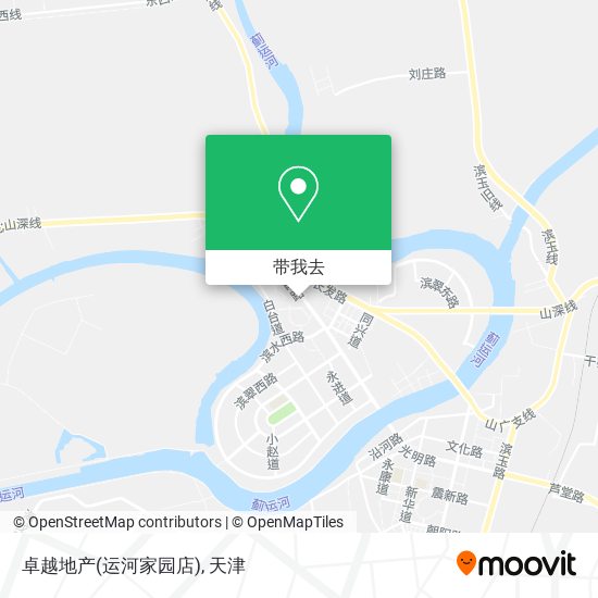 卓越地产(运河家园店)地图