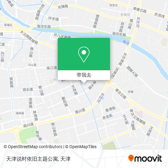 天津说时依旧主题公寓地图