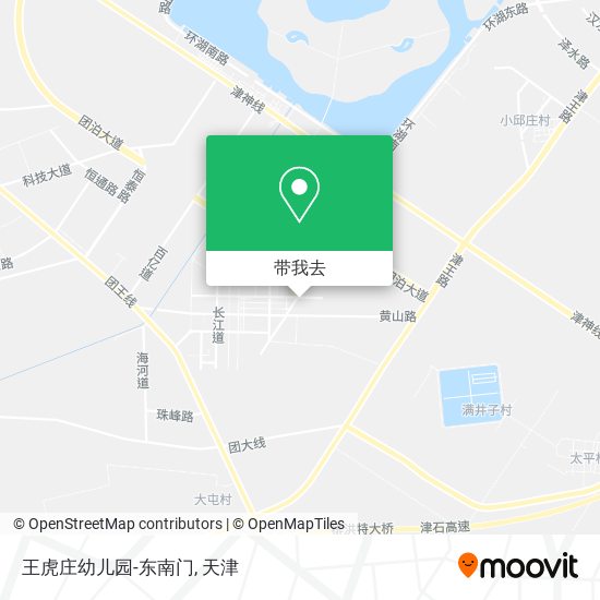 王虎庄幼儿园-东南门地图