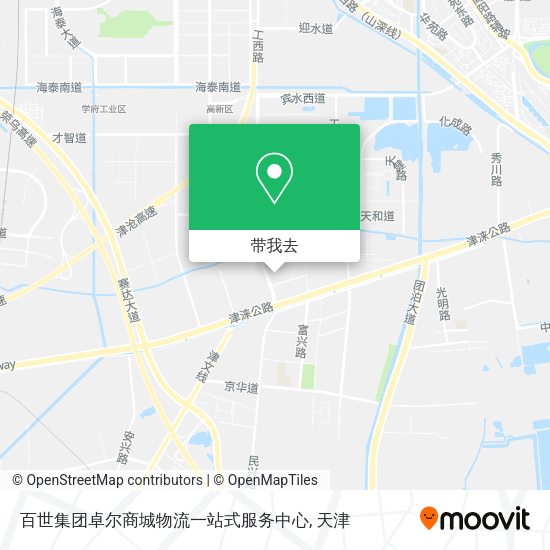 百世集团卓尔商城物流一站式服务中心地图