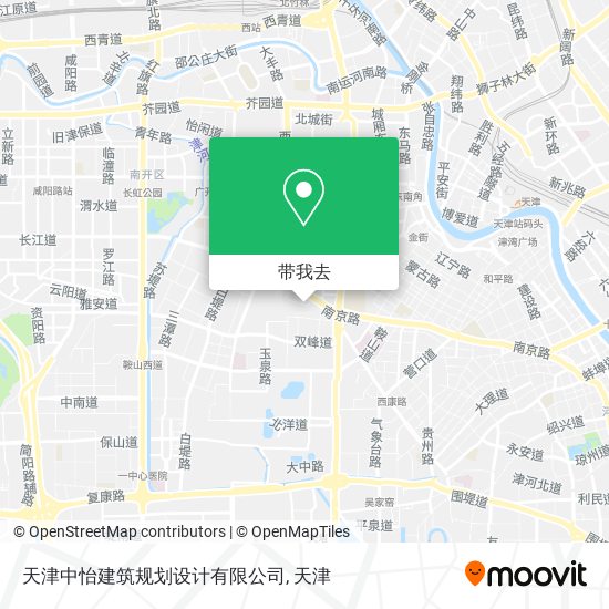 天津中怡建筑规划设计有限公司地图