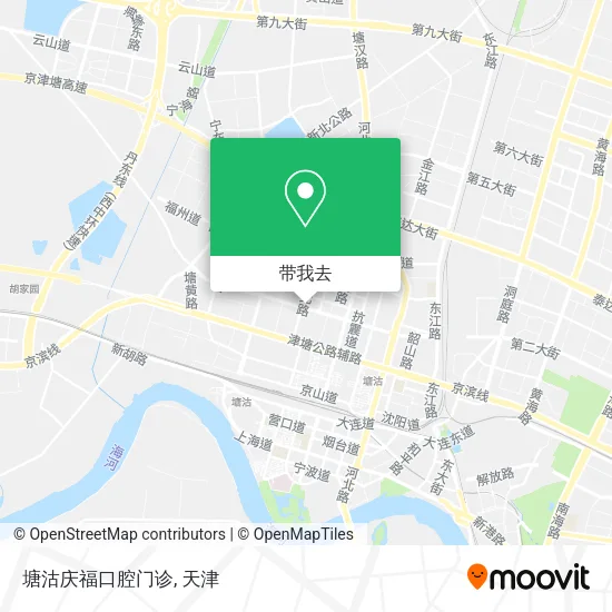 塘沽庆福口腔门诊地图
