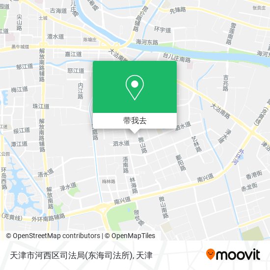 天津市河西区司法局(东海司法所)地图
