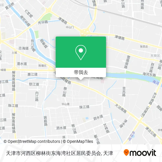 天津市河西区柳林街东海湾社区居民委员会地图