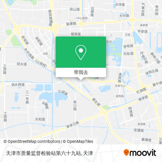 天津市质量监督检验站第六十九站地图