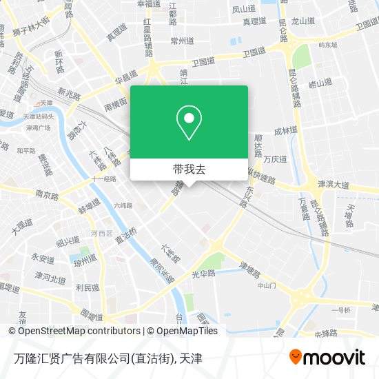 万隆汇贤广告有限公司(直沽街)地图