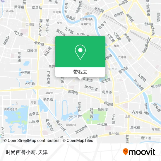 时尚西餐小厨地图