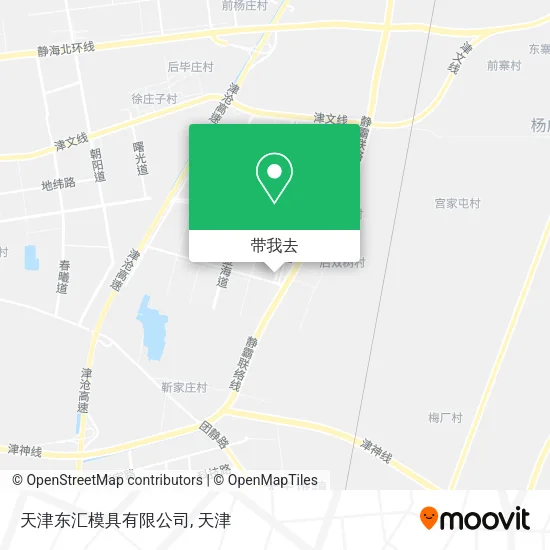 天津东汇模具有限公司地图