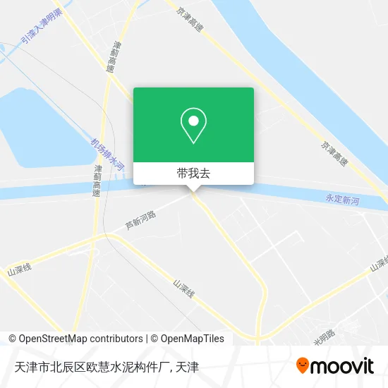 天津市北辰区欧慧水泥构件厂地图