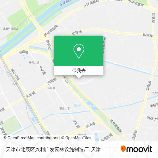 天津市北辰区兴利广发园林设施制造厂地图