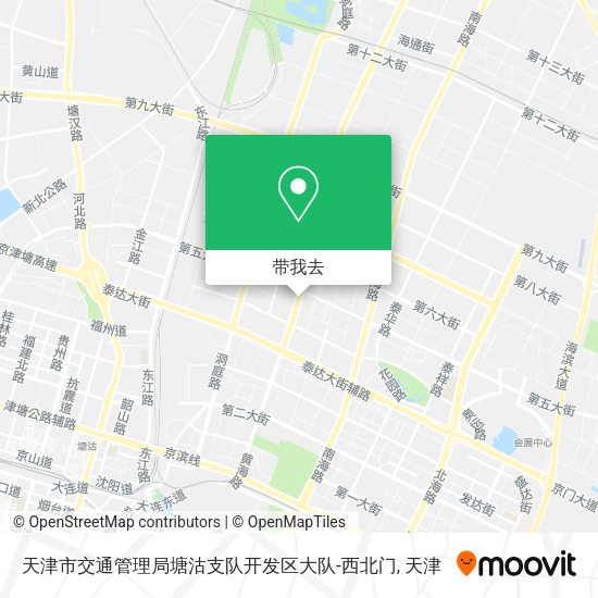 天津市交通管理局塘沽支队开发区大队-西北门地图